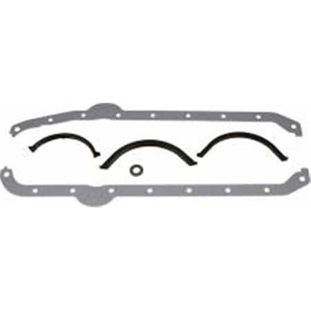 Allstar Performance LH Dipstick Oil Pan Gaskets with Thick Front Seal for Small Block Chevy ALL87220